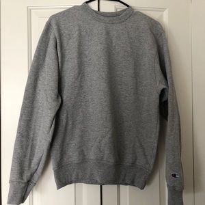 Champion gray crew neck